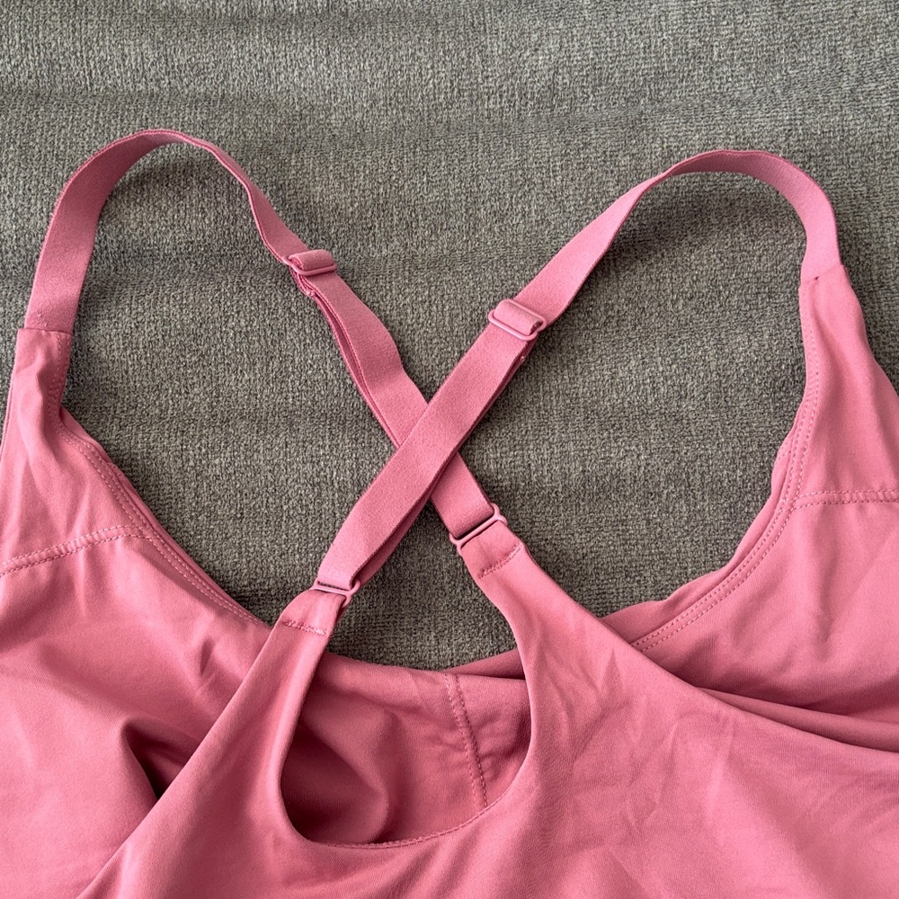 Persit Women’s U.S. XL Dusty Pink Halter Athletic Dress With Built in Shorts - Picture 8 of 10